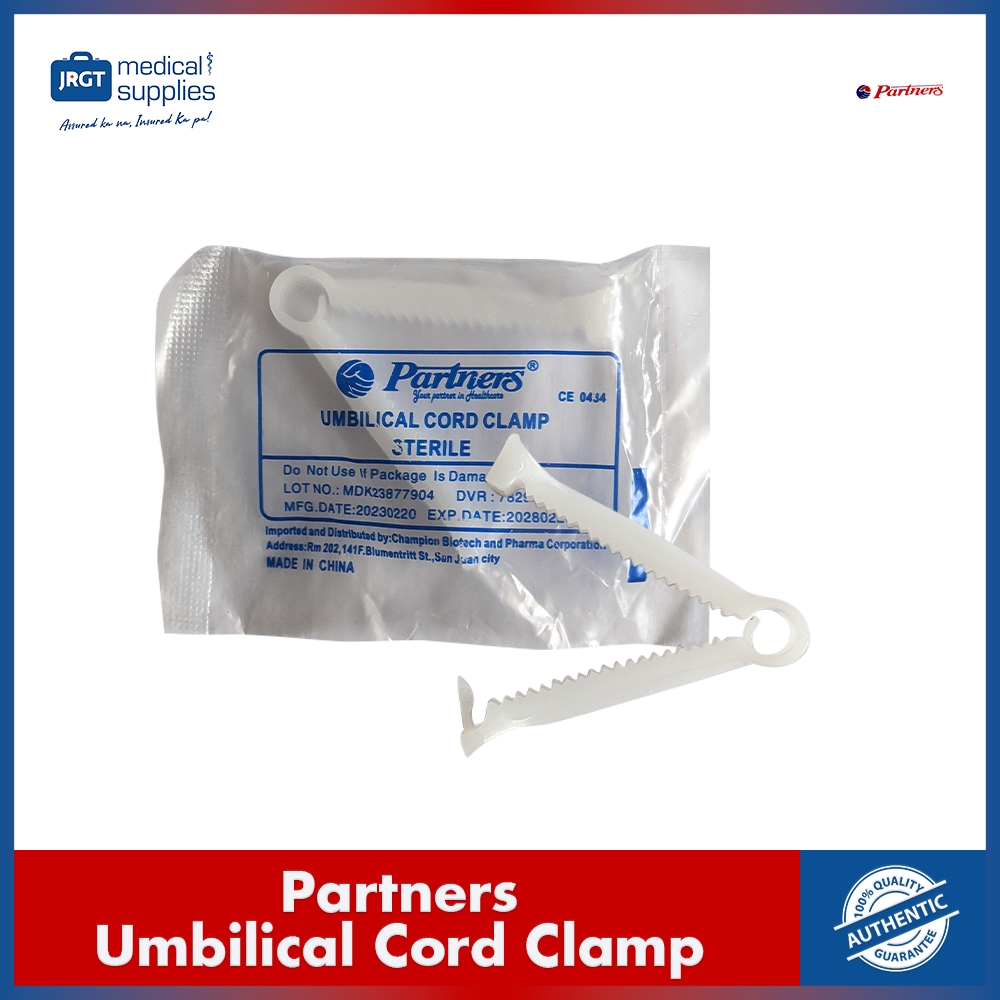 Partners Umbilical Cord Clamp - Secure and Sterile Clamp for Newborn ...