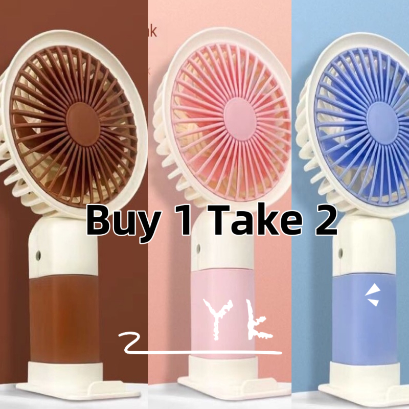 YK BUY 1 TAKE 1 B399-10 Portable Mini Fan Desktop Handheld USB ...