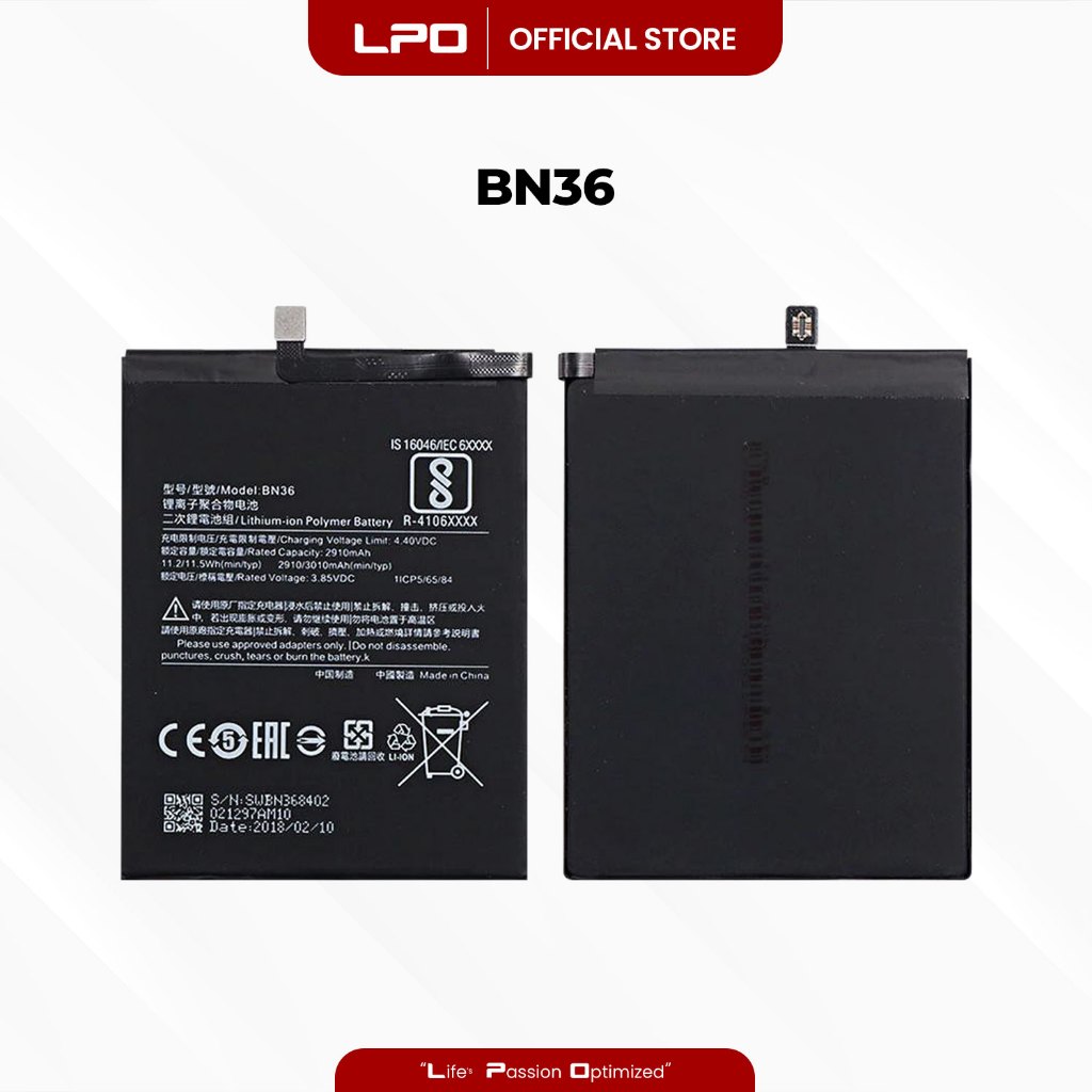 lpo-cellphone-battery-bn36-3-85v-11-5wh-3010mah-compatible-with-xiaomi