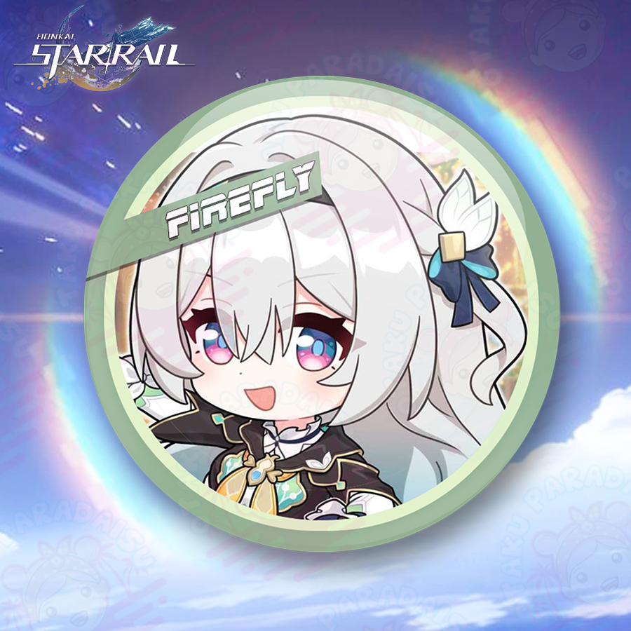 Honkai Star Rail Button Pins / Badge BATCH 3 Chibi HSR Firefly Caelus ...