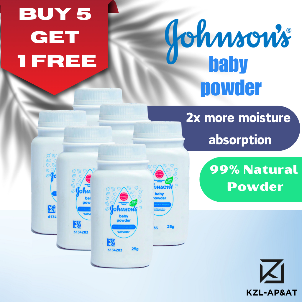KZLA Buy 5 Get 1 Free Johnson's Baby Powder Regular | Shopee Philippines