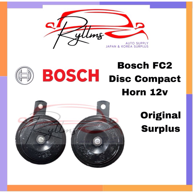 Bosch FC2 Disc Compact Horn 12v | Shopee Philippines