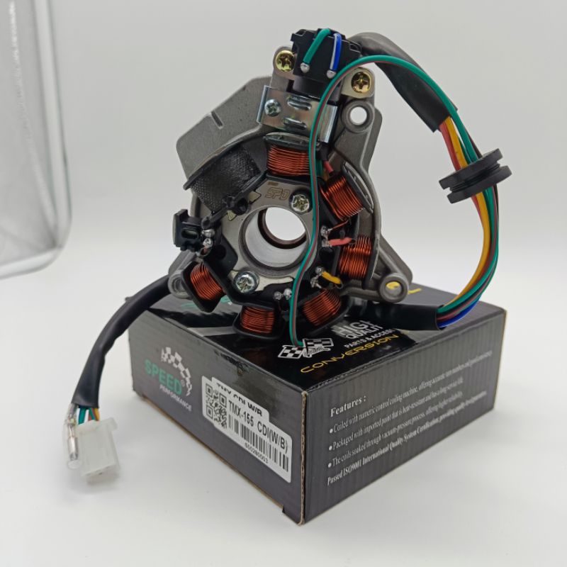 SPD TMX155 CDI STATOR COIL ASSEMBLY with bracket | Shopee Philippines