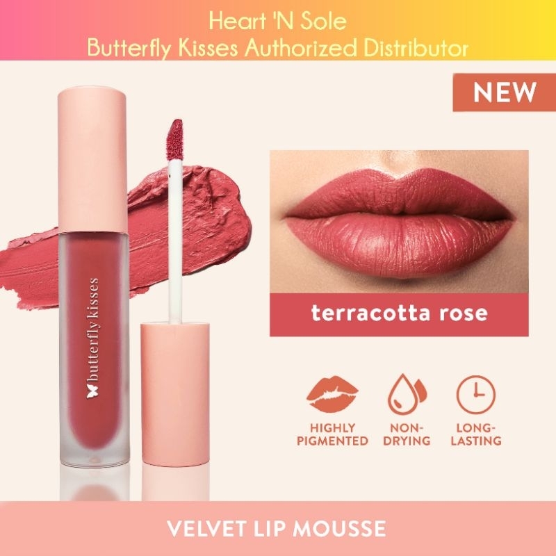Heart 'N Sole x Butterfly Kisses Velvet Lipstick Mousse - TERRACOTTA ...