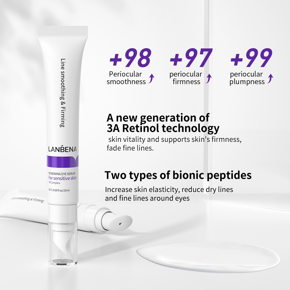 LANBENA Vitamin C Eye Serum Eye Cream Brightening Fading Dark Circles