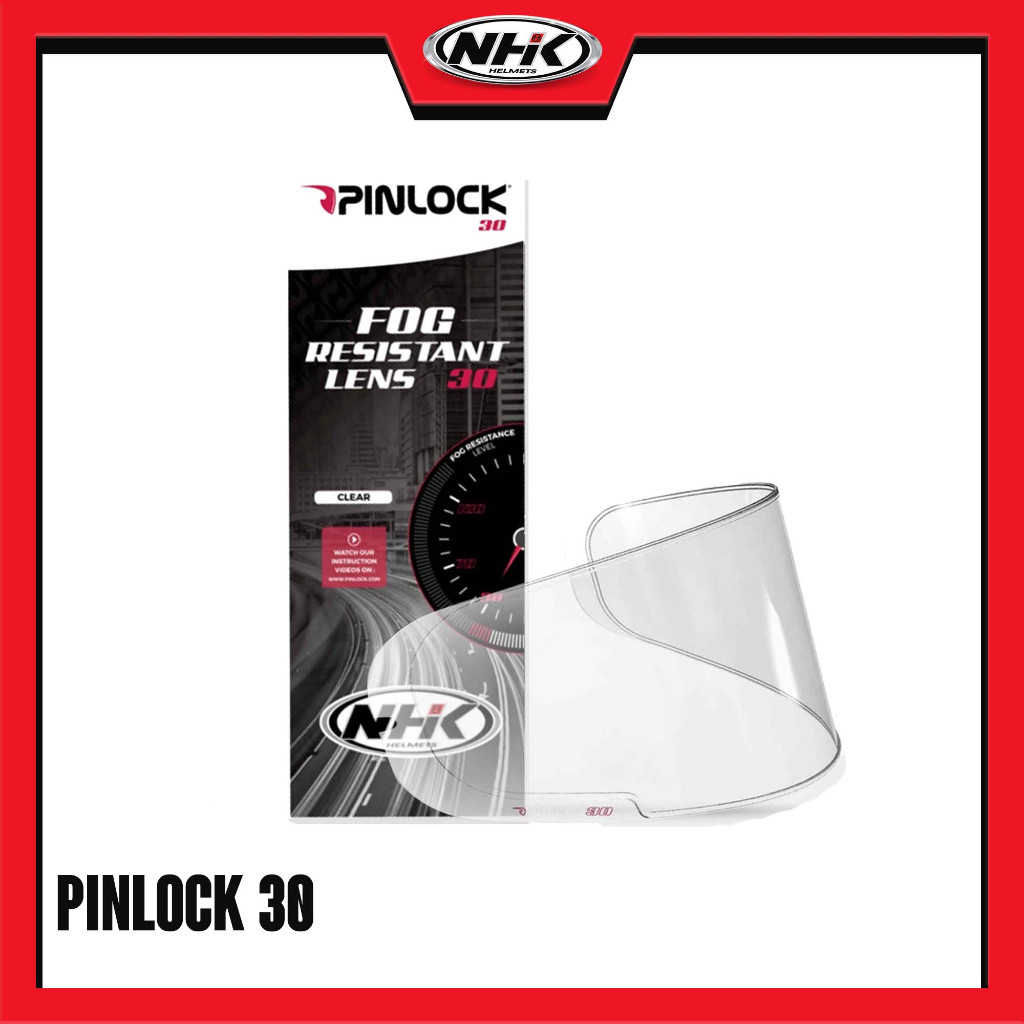 NHK Helmet Pinlock 30 Anti Fog Lens | NHK Helmets Official | Shopee ...