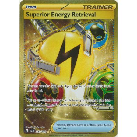 Superior Energy Retrieval - 277/193 - Gold Secret Rare Paldea Evolved ...