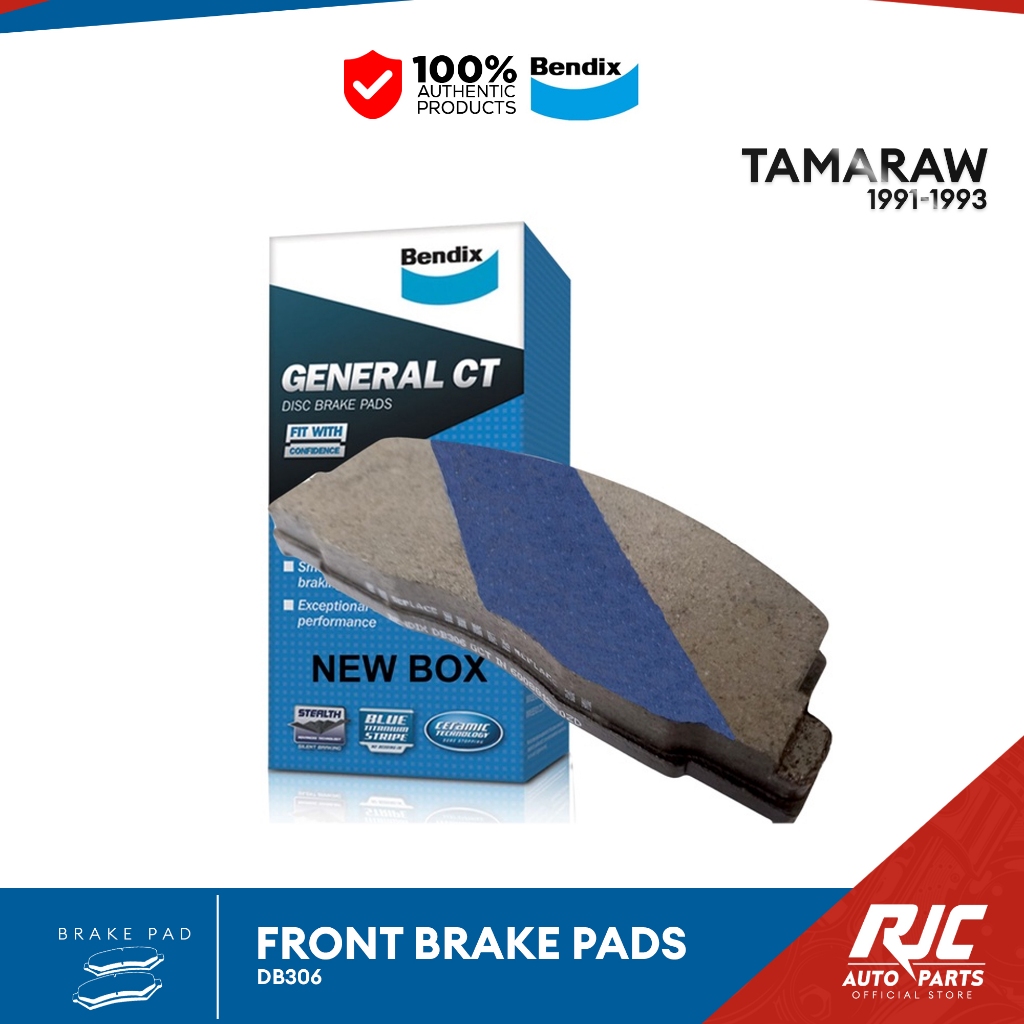 BENDIX BRAKE PAD TOYOTA TAMARAW 1991-1993 DB306 Tamaraw 1set | Shopee ...
