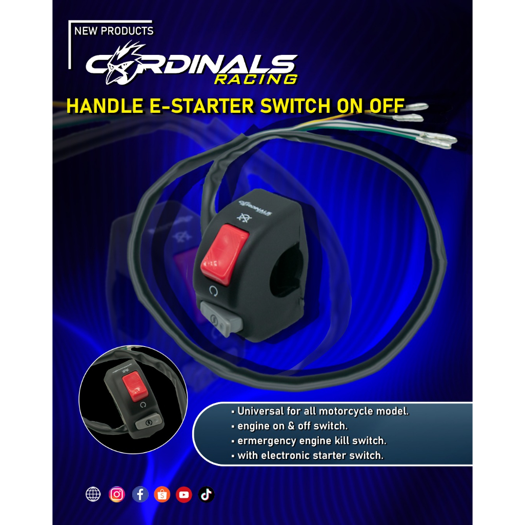 ON / OFF SWITCH ( UNIVERSAL ) CARDINALS RACING HANDLE TOGGLE SWITCH / E ...