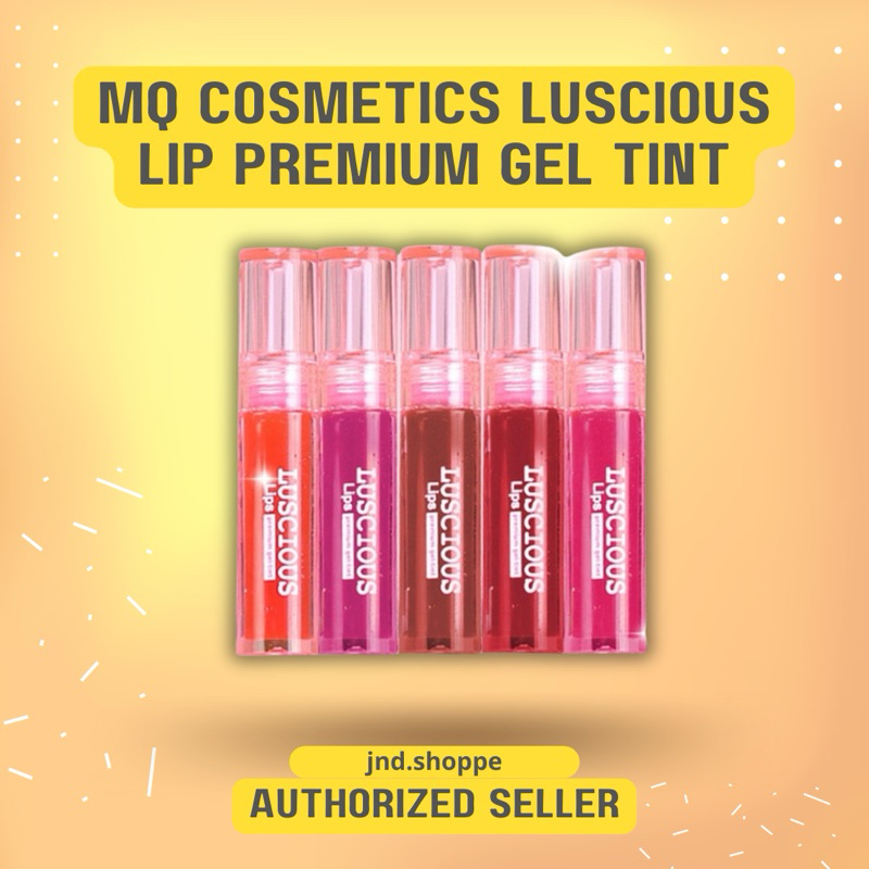 MQ COSMETICS LUSCIOUS LIPTINT PREMIUM GEL TINT PIGMENTED LIP AND CHEEK ...