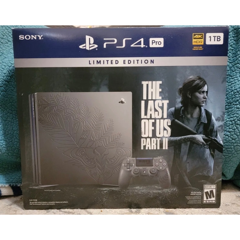 Sony PlayStation 4 Pro The Last of Us Part II 1TB Bundle Black Limited Shopee Philippines
