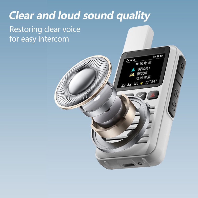 Rongyin R351 Walkie Talkie Type-C Charging 6000KM Unlimited Distance ...