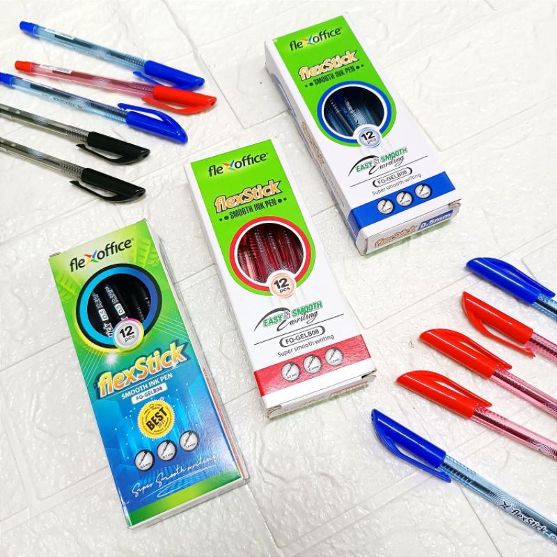 12pcs flexStick Ballpen flex office Smooth ink Pen School office ...