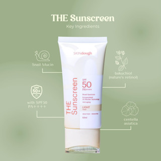 SKINdough - The Sunscreen SPF 50+++ Invisible, Light Tinted Medium Tint ...