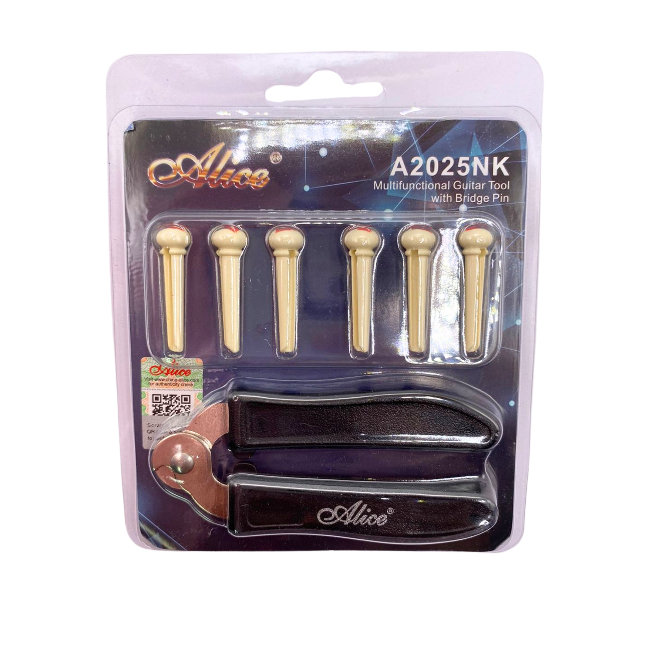 Alice A2025NK Multifunctional Guitar tool (Sting Cutter and Pin Remover ...