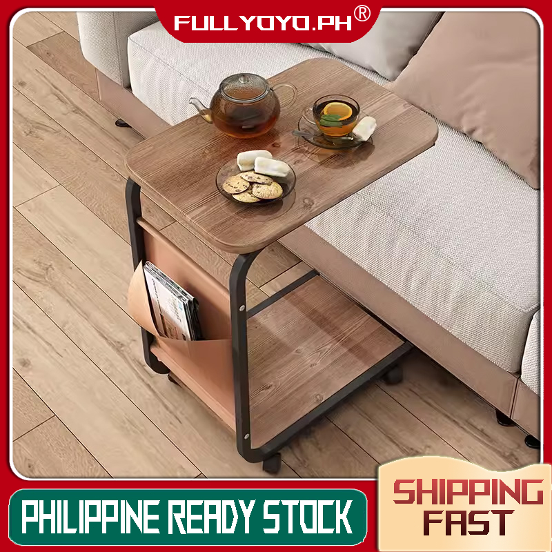 COD Corner Table Movable Sofa Side Coffee Table Nordic Side Cabinet ...