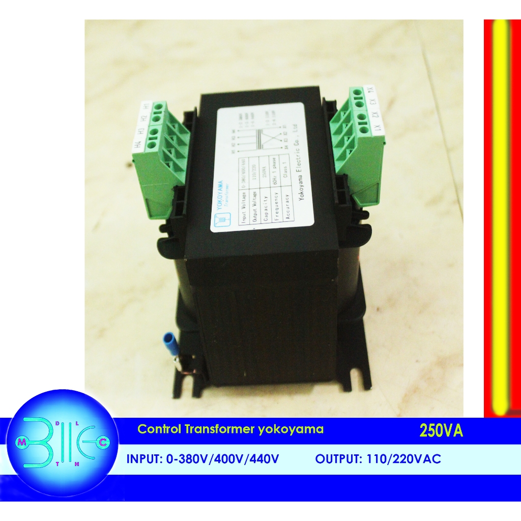 250VA Transformer Brand: “Yokoyama” Capacity: 250VA, Primary Voltage ...