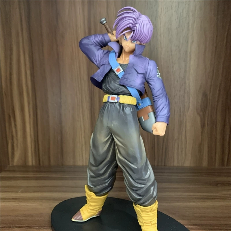 Dragon Ball 24cm Saiyan Trunks model figure with base collectible ...