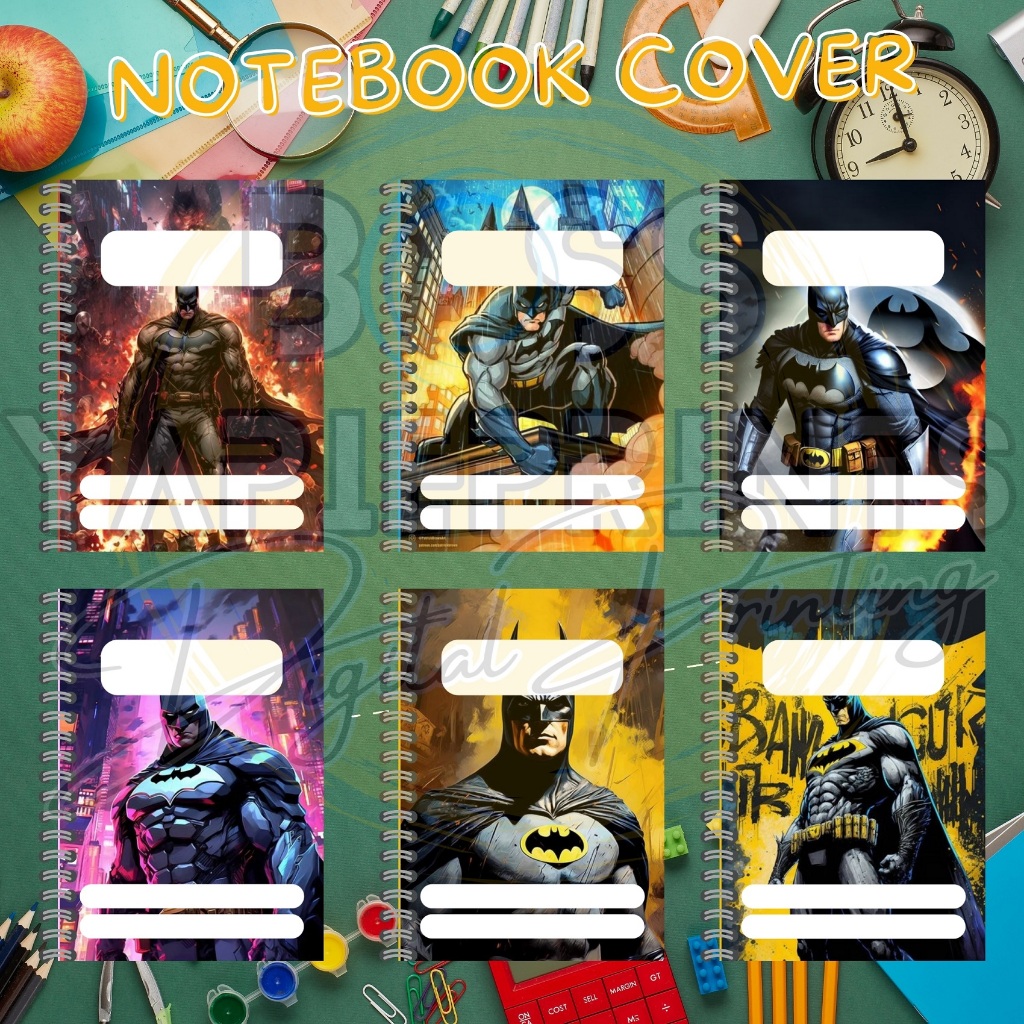 BATMAN FOREVER TRENDING DESIGN FOR PERSONALIZED NOTEBOOK COVER WITH ...