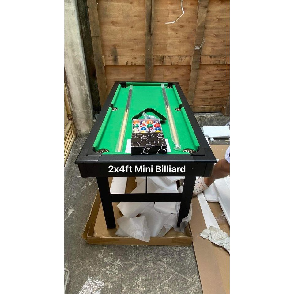 2x4FT MINI BILLIARD TABLE ( MALIIT NA LAMESA) | Shopee Philippines