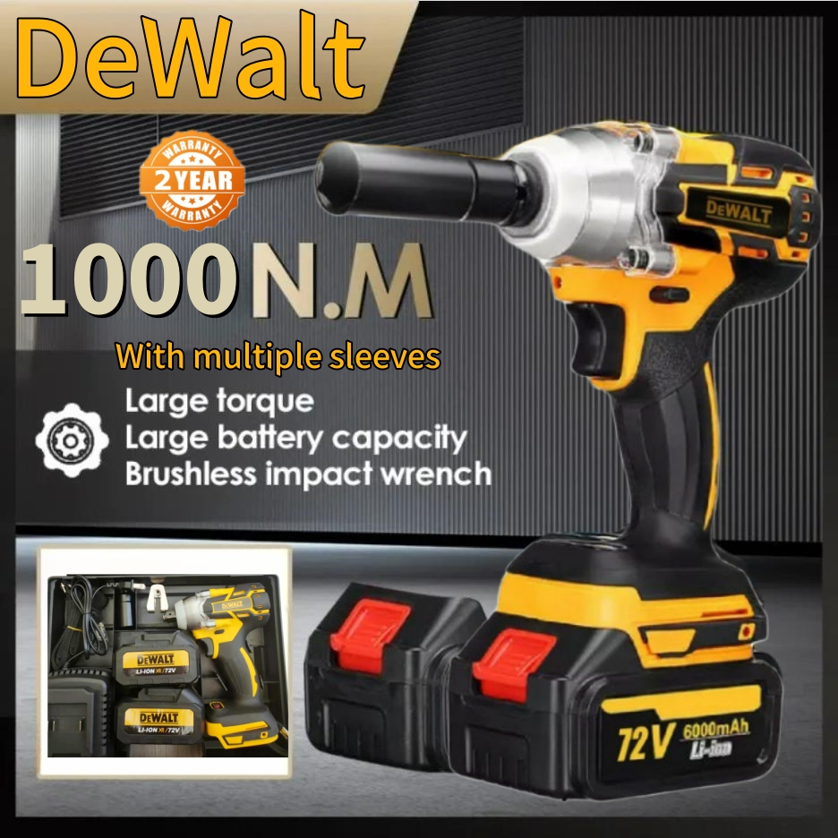 DeWALT 72V 1000NM Cordless Drive Brushless Impact Wrench Battery