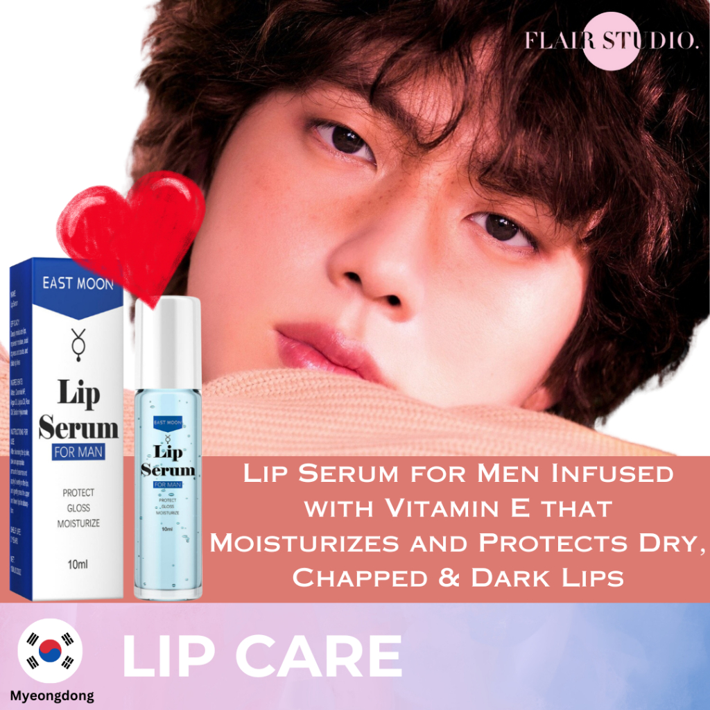 EAST MOON Envie Lip Serum for Men that Moisturizes and Protects Dry ...