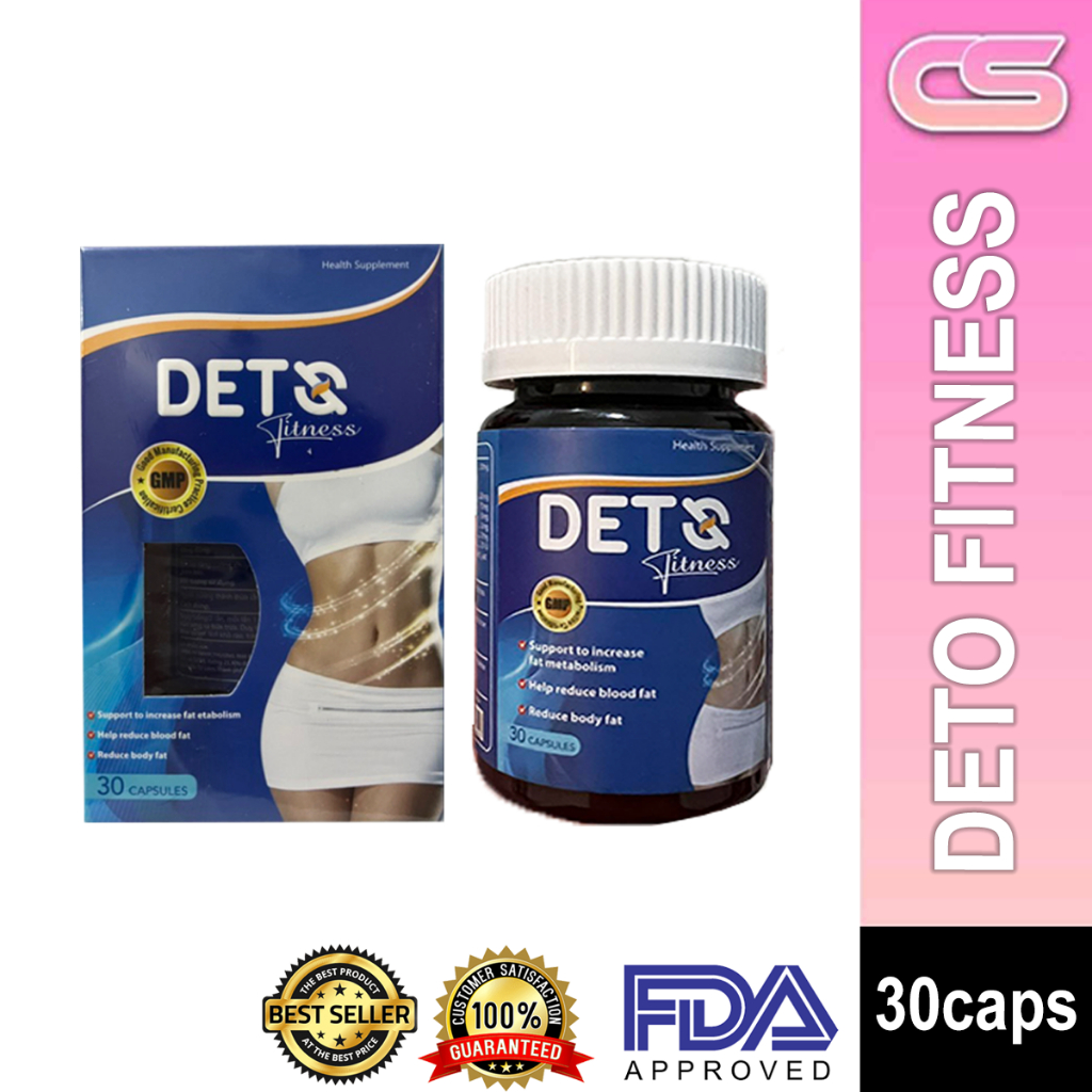 DETO FITNESS for Weight Loss 100% Authentic (30 capsules) w/ FREE  GIFT❤️❤️❤️ | Shopee Philippines