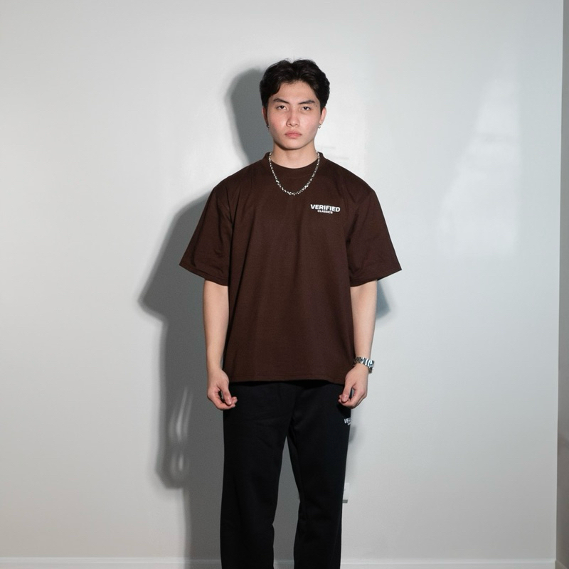 Verified Box T-Shirt (Choco Brown) | Shopee Philippines