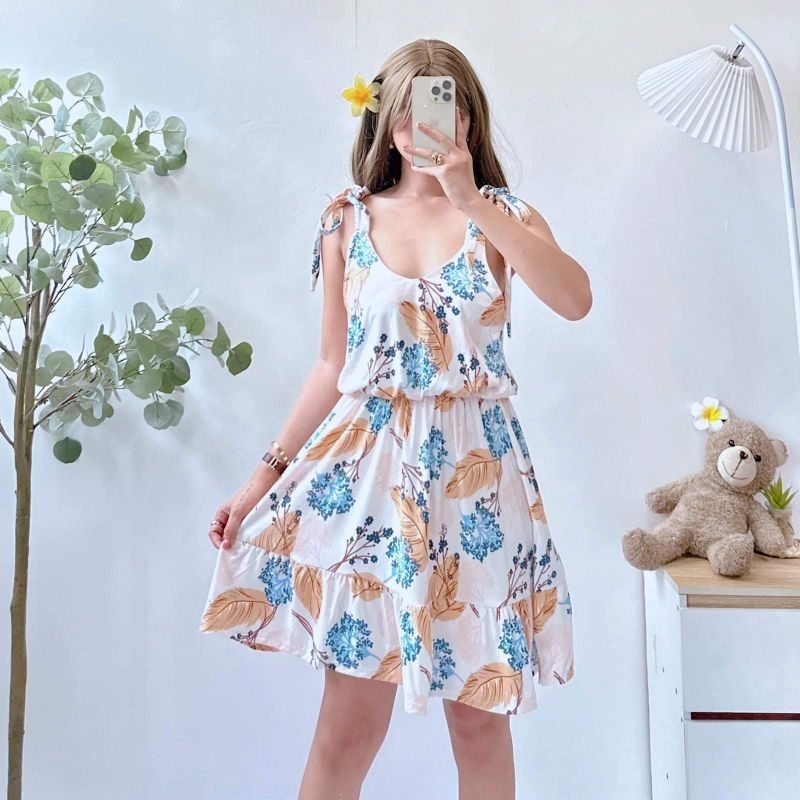 Amara Floral Dress Fit Small To Large Shopee Philippines