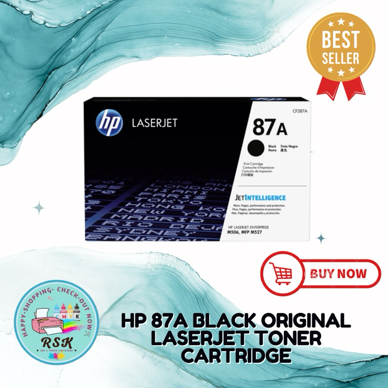 HP 87A Black Original Laserjet Toner Cartridge, (CF287A) | Shopee ...