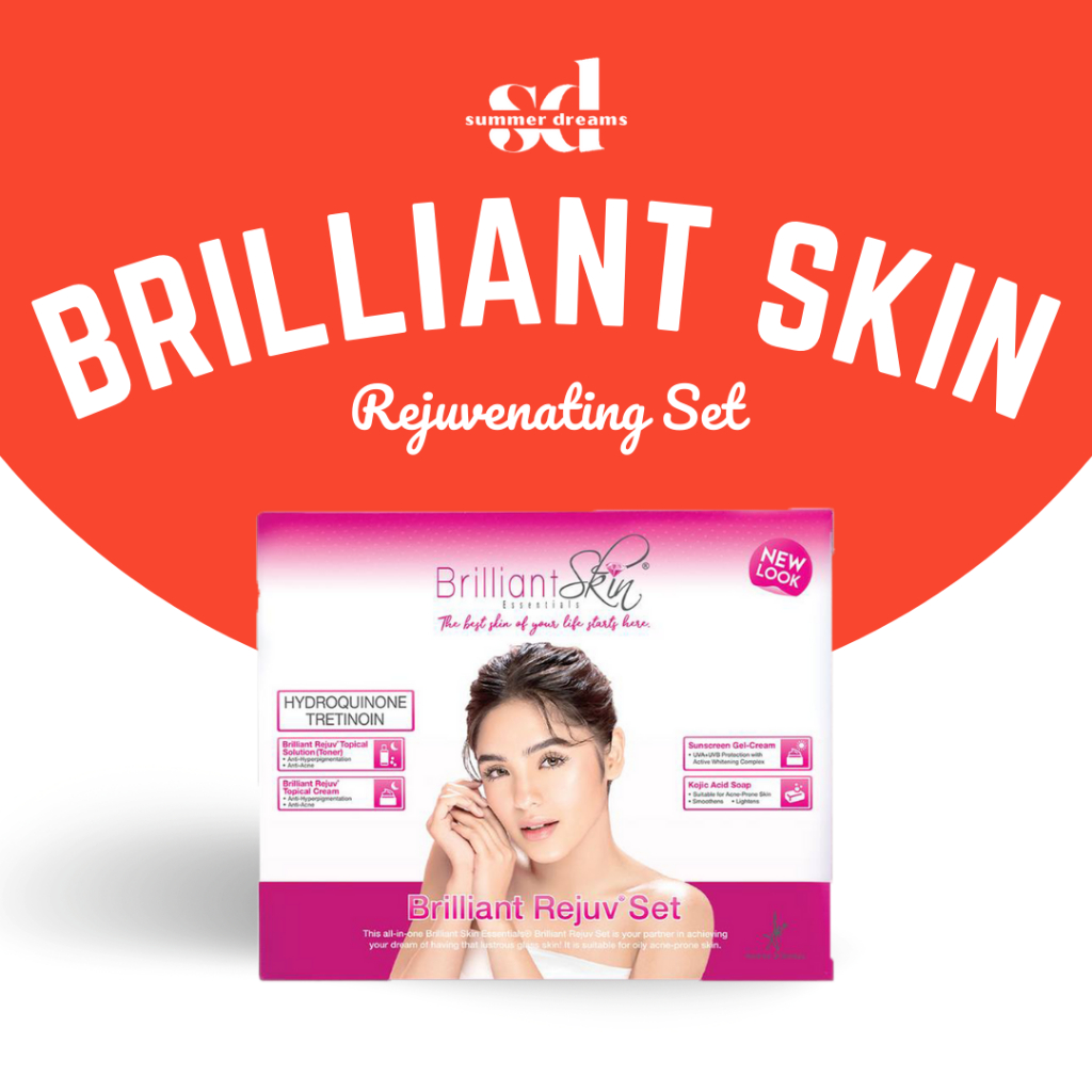 Brilliant Skin Essentials Rejuvenating Facial Set Hydrating Whitening