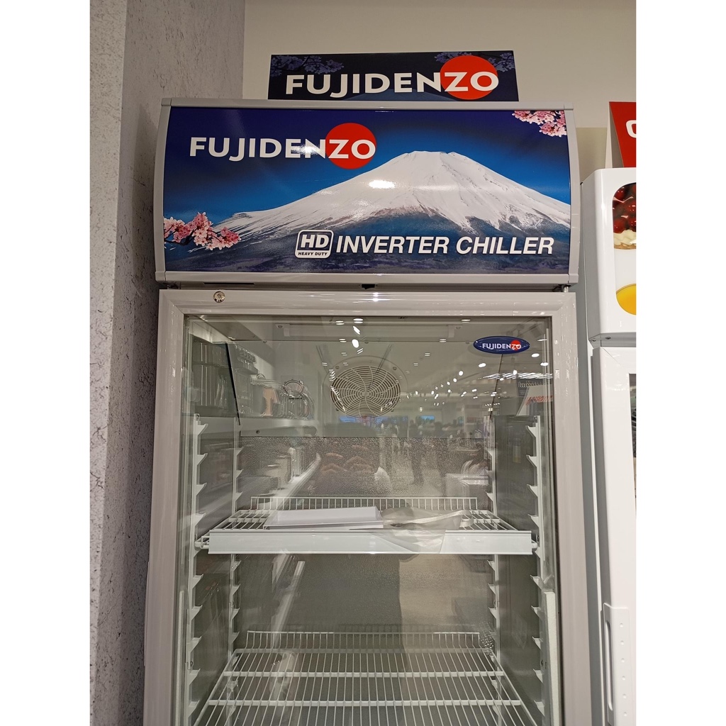 Fujidenzo 10cu Ft Showcase Chiller With Freezer Top Model Suf 100 A Shopee Philippines 7810