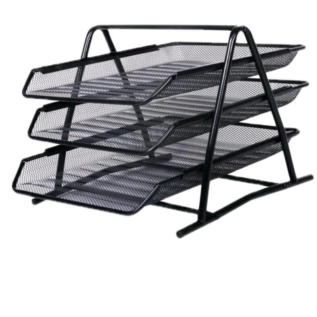 3 tier steel Document Filing Organizer Rack | Shopee Philippines