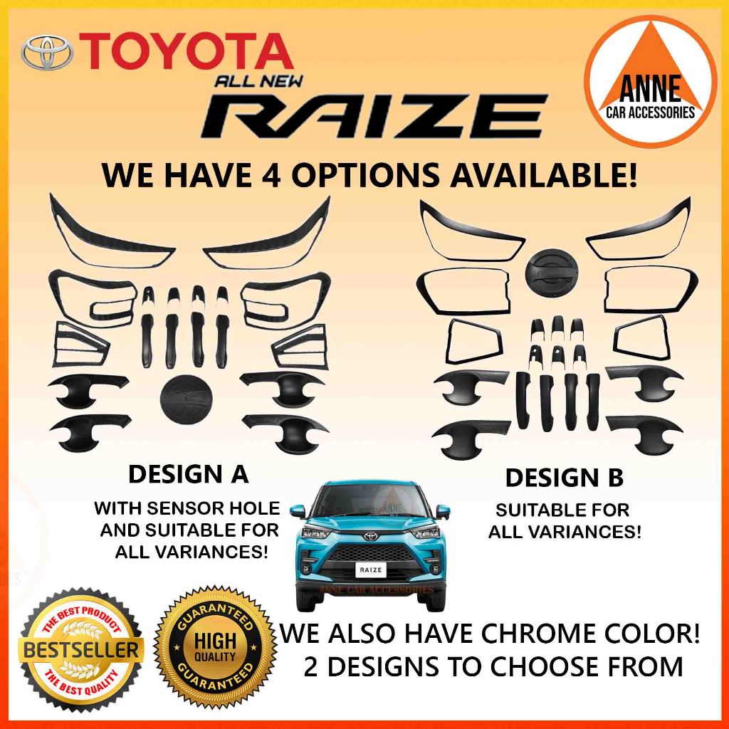 Garnish Cover for Toyota Raize TURBO / G / E CVT / E MT 2022 Onwards ...