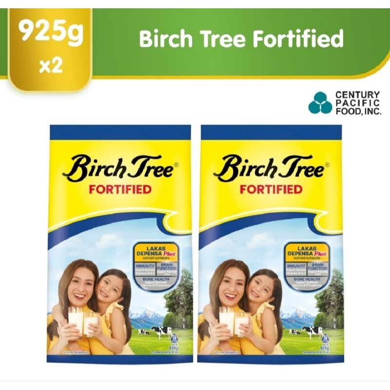 Birch Tree Fortified powder Milk 925g (pack of 2) | Shopee Philippines