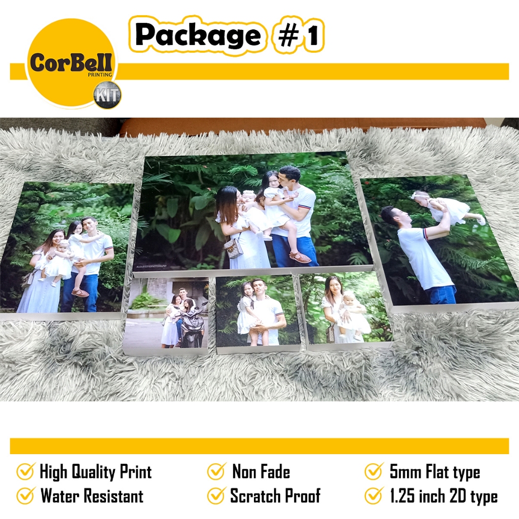 Personalized Photo Tiles Combo Packages (Sintra Board) | Shopee Philippines