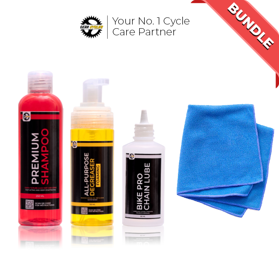 (BUNDLE) Gear Cycles Foaming Degreaser Shampoo Chain Lube Mountain Bike