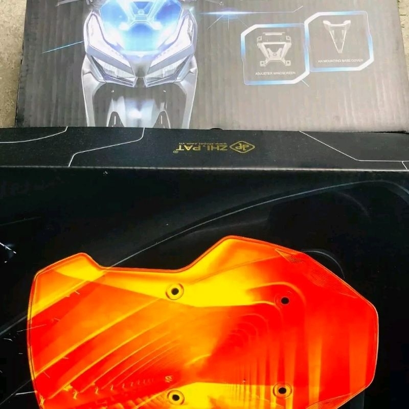 ZHIPAT WINDSHIELD WITH BRACKET FOR CLICK V1 / CLICK V2 (SMOKE) | Shopee ...