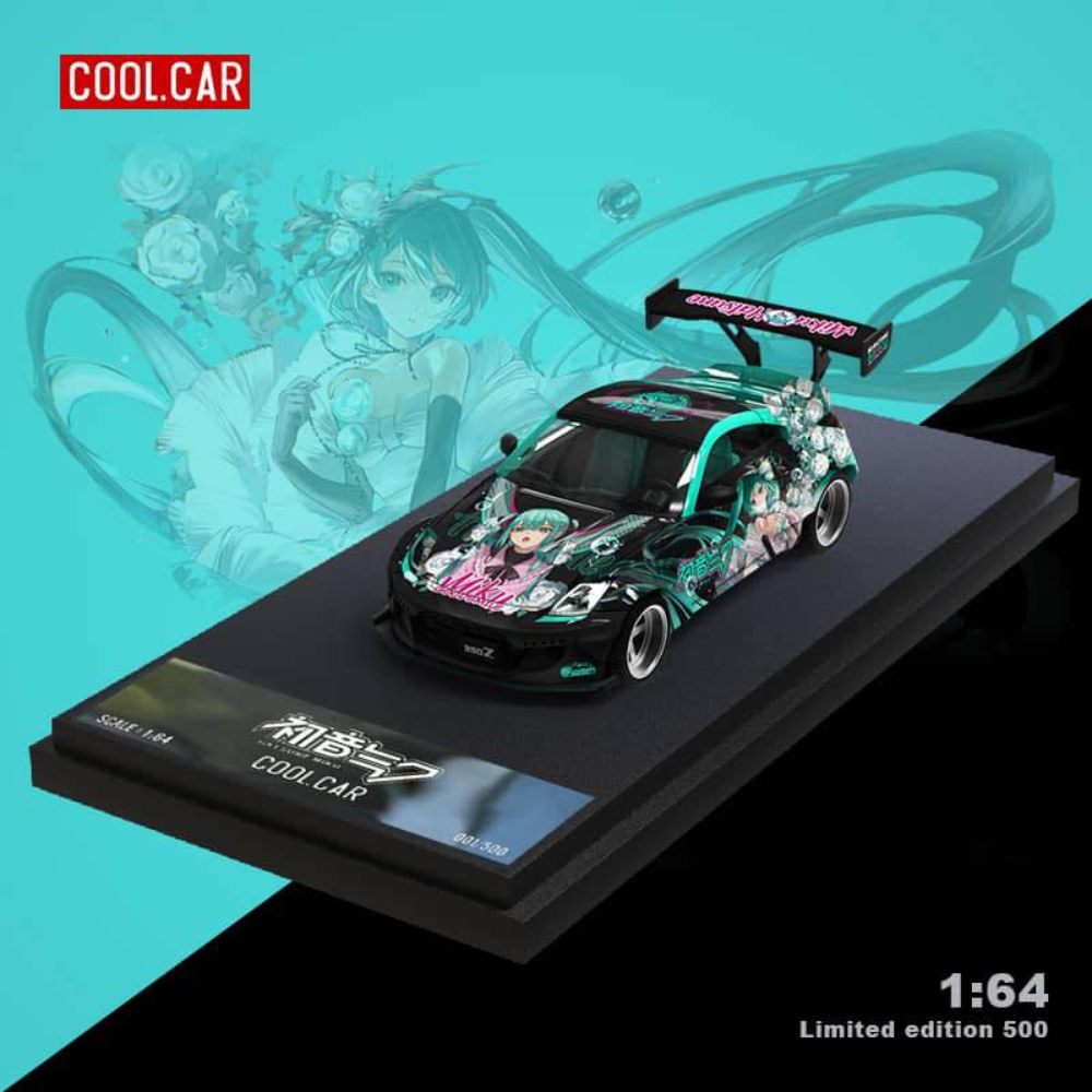 Time Micro 1/64 Scale Hatsune Miku Livery NIssan 350Z Die-cast Car ...