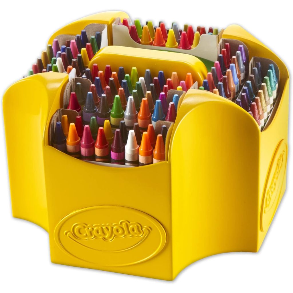 Crayola Ultimate Crayon Caddy with Lid and Sharpener, 152 Crayons ...