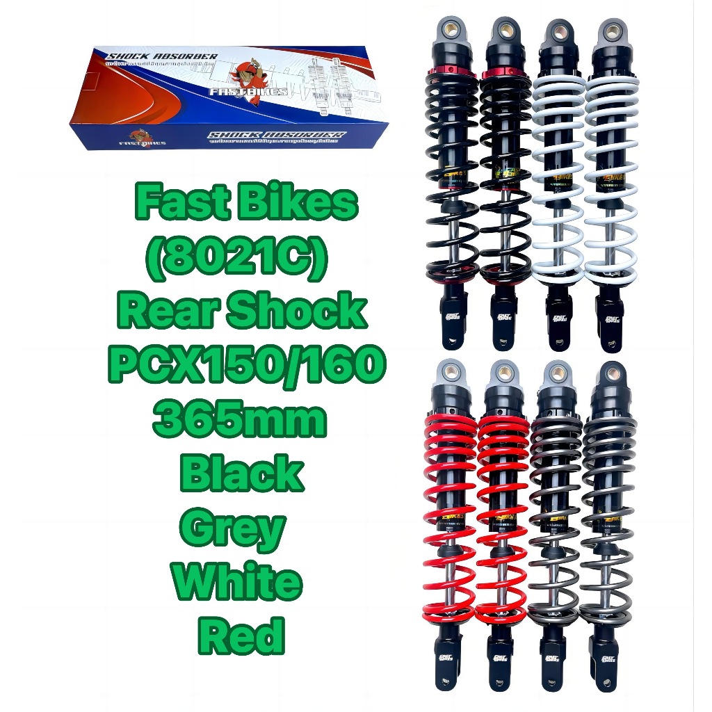 #8021C Motorcylc Rear Shock-365/330/305/270mm(Fast Bikes)-PCX150/160 ...