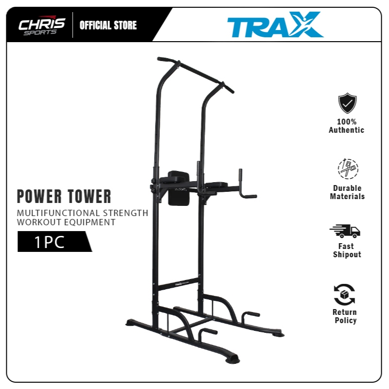 Trax Power Tower - Multifunctional Strength Workout Equipment | Shopee ...