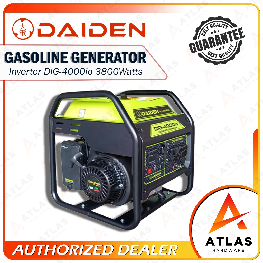 DAIDEN Gasoline Generator Silent Inverter Manual & Electric Starter