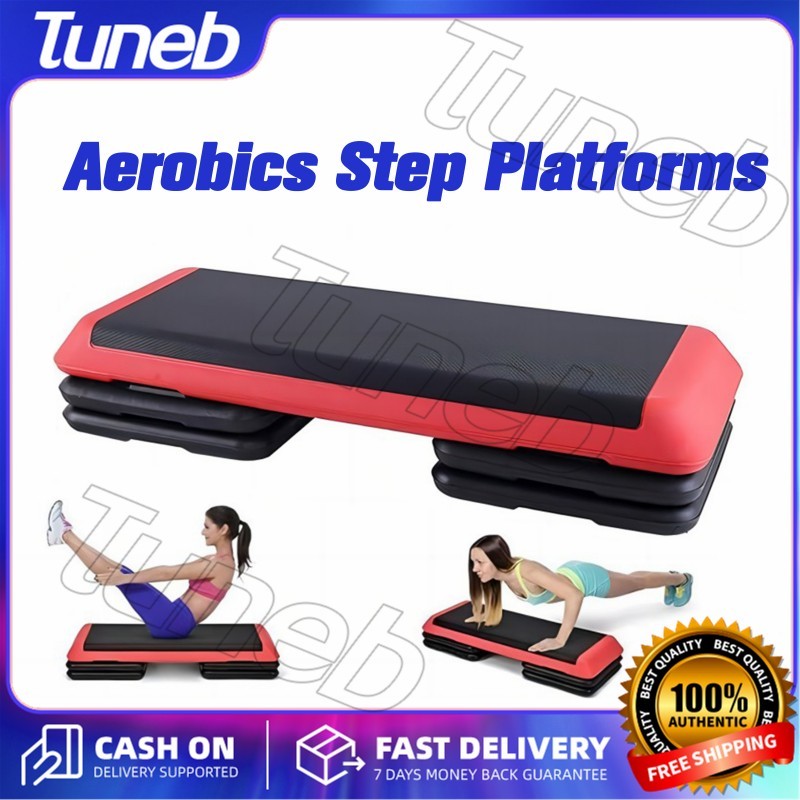 Aerobic STEP BOARD Adjustable Height Durable Plastic Non-Slip Eco ...