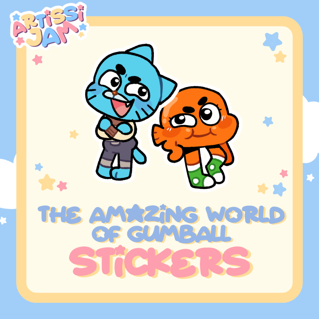 The Amazing World of Gumball | Fanmade Matte Stickers! | Shopee Philippines