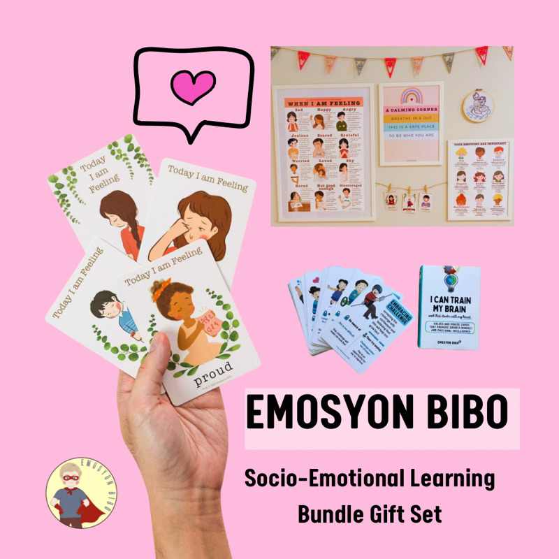 Emosyon Bibo Bundle Gift Set - Emotion Flash Cards Educational Learning ...