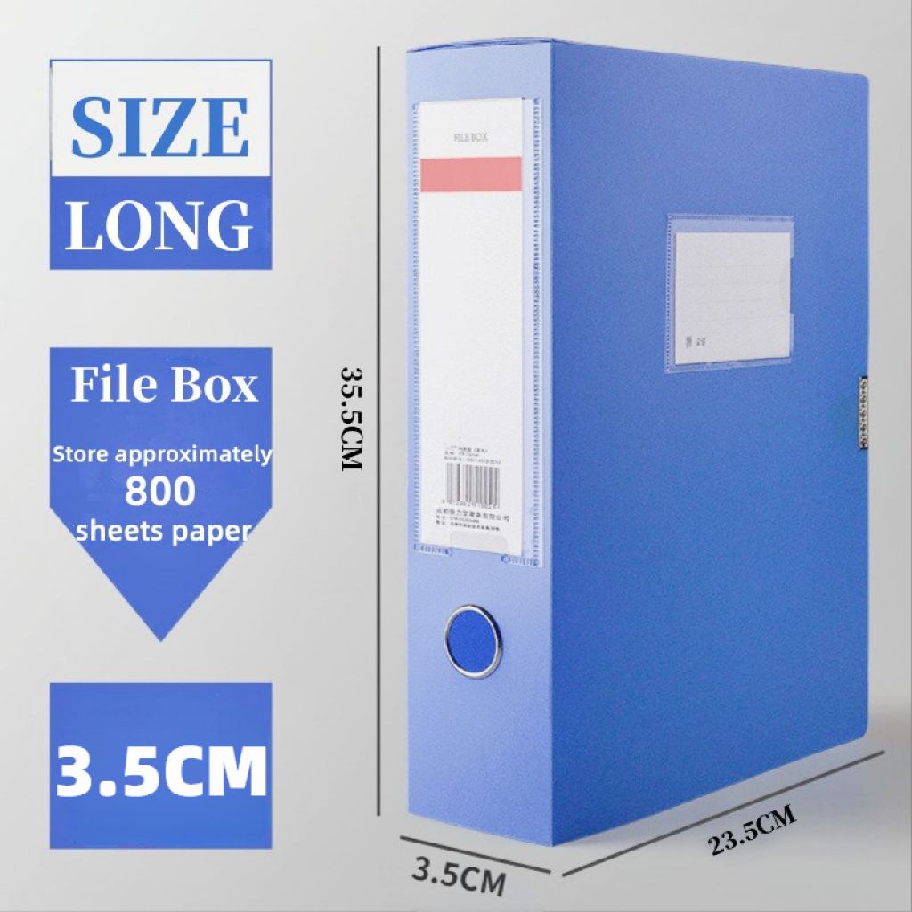 Document Box Long File Case File Box Bond Paper Organizer Document ...