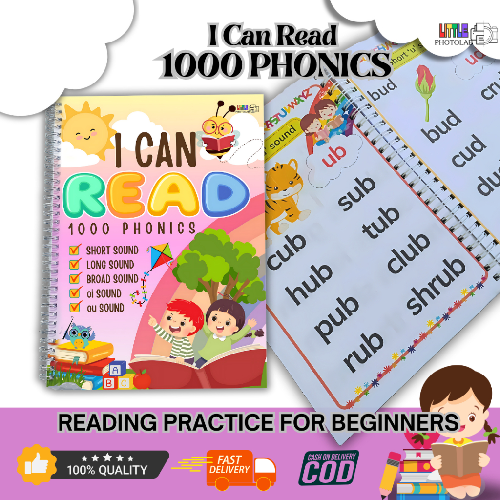 PRESCHOOL PHONICS | I Can Read 1000 Phonics | Reading Practice For