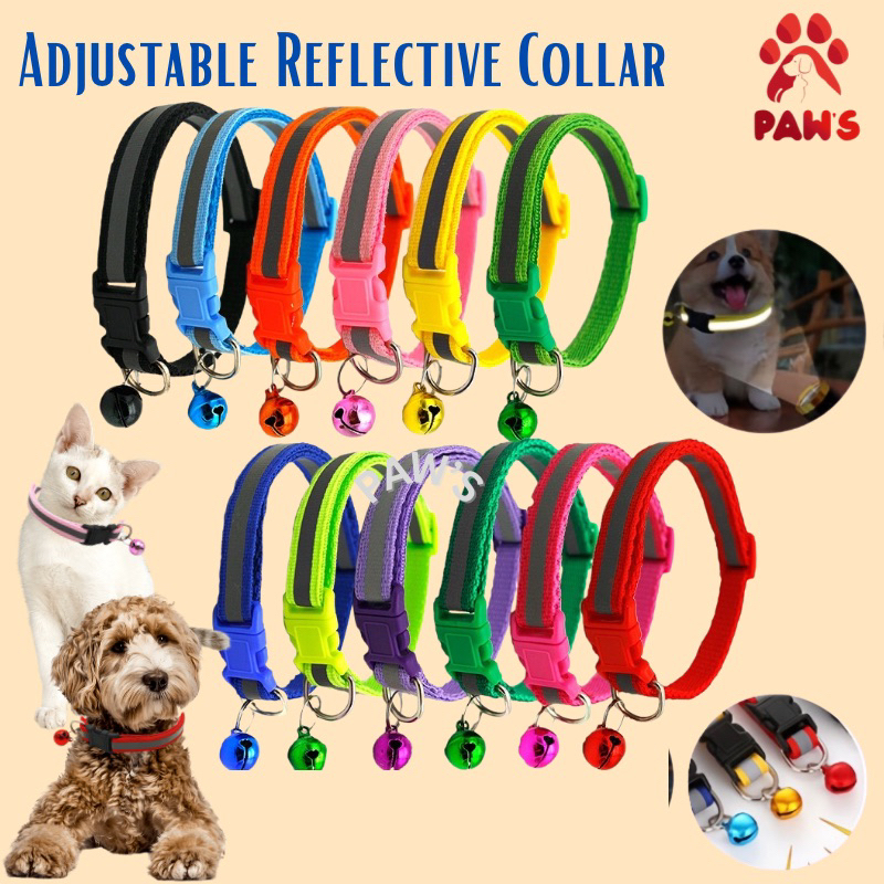 Reflective Collar Adjustable for Dog and Cats | Shopee Philippines