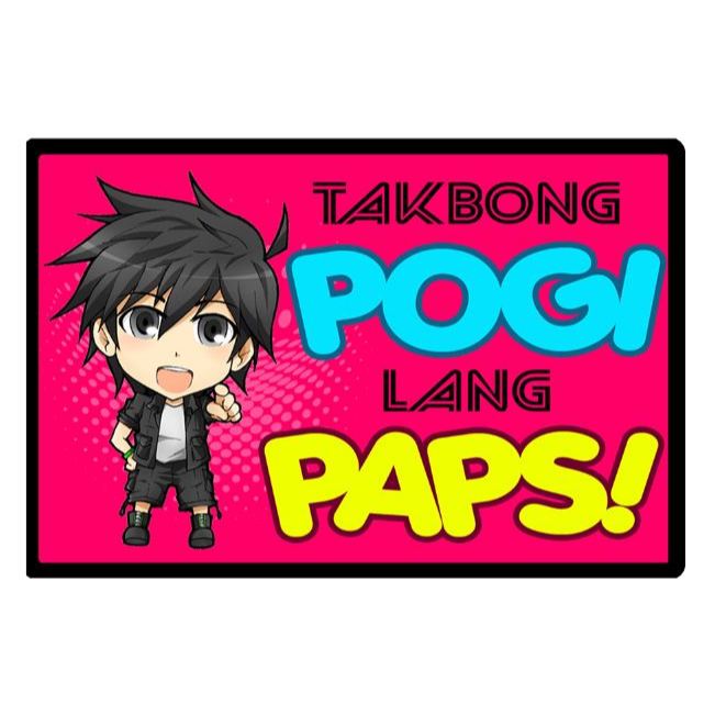 WARNING BABALA POGI DALAGA VINYL STICKER WATERPROOF HIGH QUALITY ...